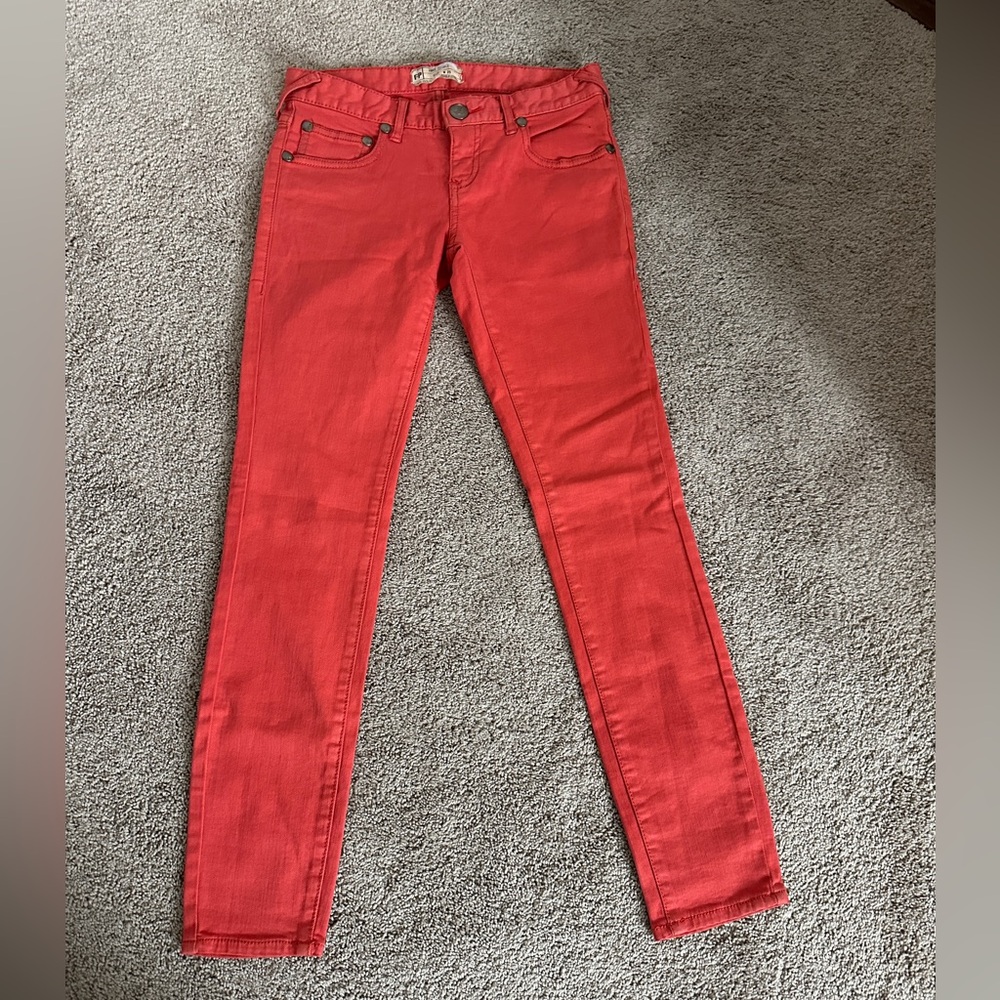 NWT Free People Skinny Jeans Vibrant Style